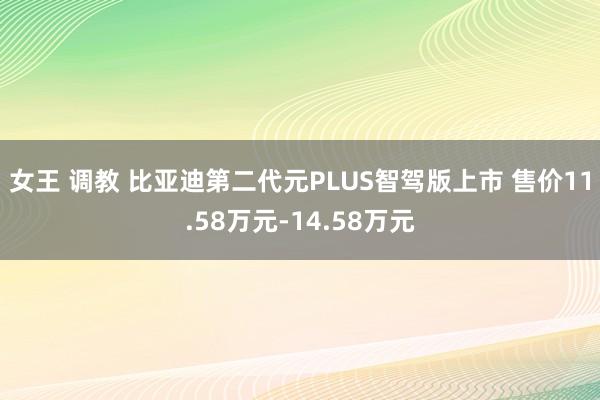 女王 调教 比亚迪第二代元PLUS智驾版上市 售价11.58万元-14.58万元